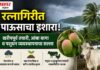 रत्नागिरीत पाऊस, मेघगर्जना व सोसाट्याच्या वाऱ्याचा इशारा