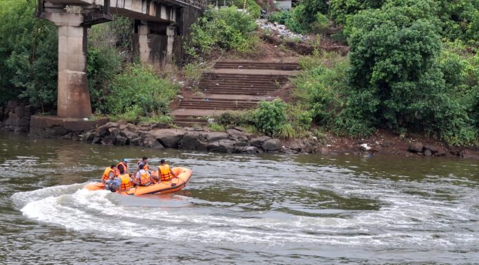 खेड नगरपरिषदेची जगबुडी नदीवर पूरपूर्व तयारी