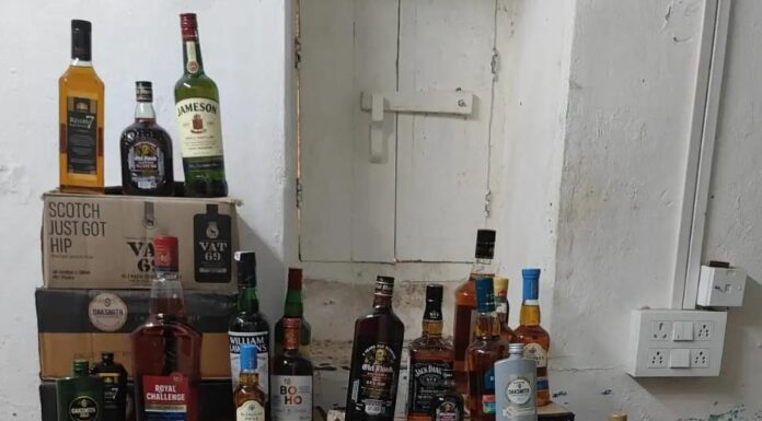 गोवा बनावटची विदेशी दारू वाहतूक करणारी जीप करवीर पोलिसांच्या जाळ्यात : ८.७ लाखांचा मुद्देमाल जप्त