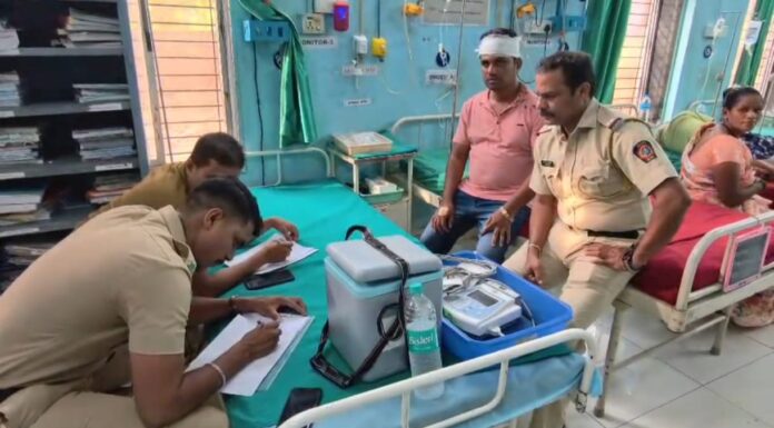आंबडसमध्ये ग्रामसभेनंतर हाणामारी; आठ जणांविरोधात गुन्हा दाखल