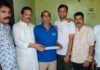 सांगेलीतील विष्णू राऊळ यांना शिवसेना जिल्हाप्रमुख संजू परब यांच्याकडून तातडीची मदत
