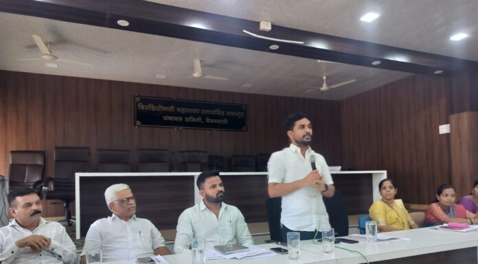 स्मार्ट व्हिलेज प्रकल्पामुळे होणार गावांचा सर्वांगीण विकास – सभापती सिद्धेश रावराणे