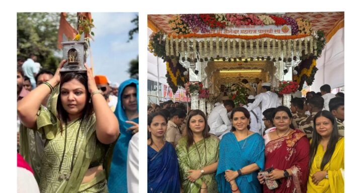 वारकऱ्यांच्या सेवेत श्रेया योगेश कदम; हडपसरमध्ये शायना एन.सी. यांच्यासह पायी चालत साधला संवाद