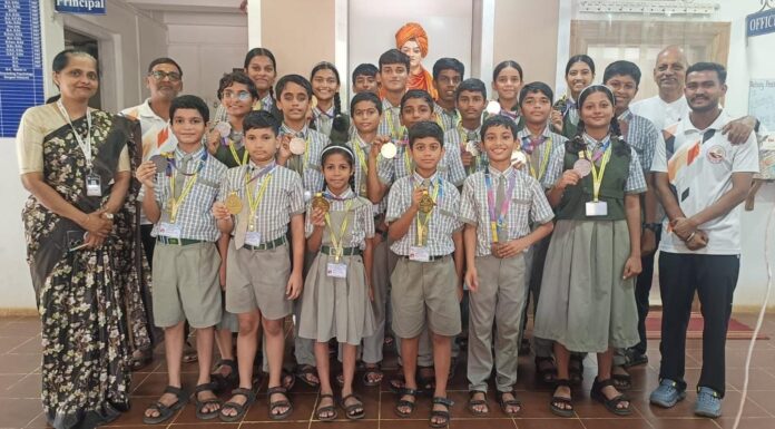 जिल्हास्तरीय तायक्वॉडो स्पर्धेत रोटरी इंग्लिश मिडियम स्कूलची दमदार कामगिरी; ७ सुवर्ण, ६ रौप्य आणि ७ कांस्य पदकांची कमाई