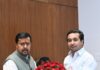 दिल्लीत भाजपचे राष्ट्रीय अध्यक्ष नितीन नबीन यांची मंत्री नितेश राणे यांनी घेतली सदिच्छा भेट