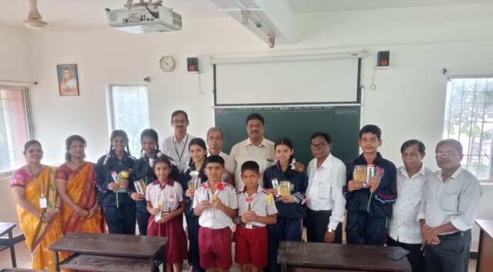 ज्ञानदीप शिक्षण विकास मंडळातर्फे शिष्यवृत्ती धारक विद्यार्थ्यांचा सन्मान