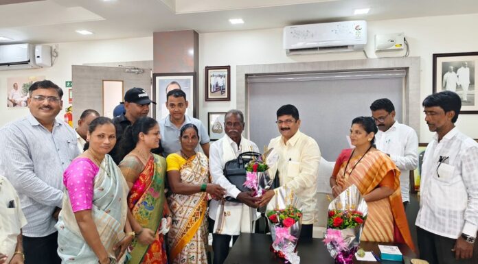 सावर्डे गटातील पुरस्कारप्राप्त शेतकऱ्यांचा आ. शेखर निकम यांच्या हस्ते गौरव