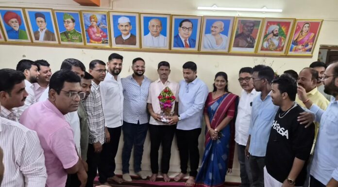 खेर्डी गावाच्या तंटामुक्ती अध्यक्षपदी राजेंद्र जाधव यांची बिनविरोध निवड