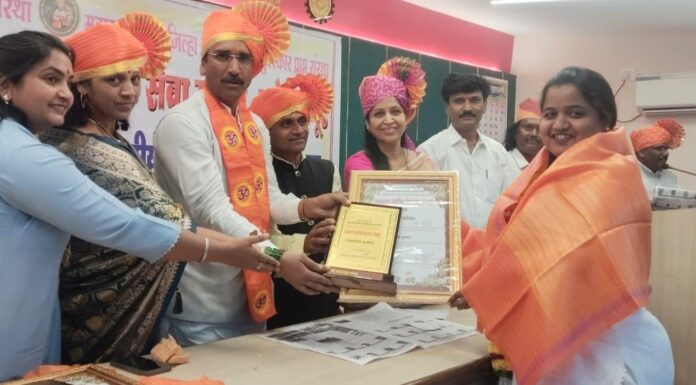 राधाई फाउंडेशनच्या राधाताई लवेकर यांना राज्यस्तरीय ‘रणरागिणी पुरस्कार’