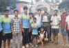 मुणगे येथे नारळ लढविणे स्पर्धेत मयूर धुवाळी प्रथम!
