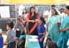विभागीय आयुक्त रुबल अगरवाल यांची पावशी ढवणवाडी प्राथमिक शाळा येथील मतदान केंद्रास भेट
