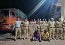 सातोळी बावळाट येथे तब्बल ३७ लाख ८० हजारांची बेकायदेशीर गोवा बनावटीची दारू जप्त