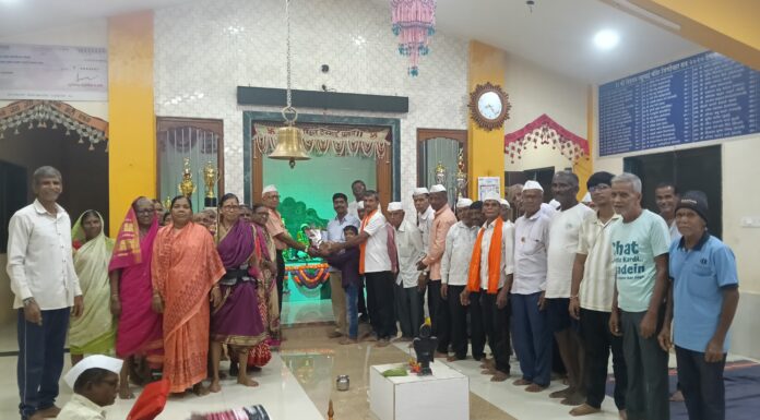 माजी कॅप्टन मनोहर पडयाळ यांची तंटामुक्त समिती अध्यक्षपदी निवड