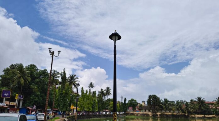 मोती तलावाच्या सौंदर्याला ‘एलईडी लॅम्प’ची नवी झळाळी