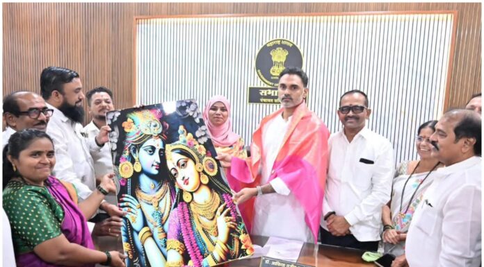 पंचायत समिती खेड येथे सत्यनारायण महापूजा उत्साहात; नूतनीकरण केलेल्या सभागृहाचे राज्यमंत्री ना. योगेश कदम यांच्या हस्ते उद्घाटन