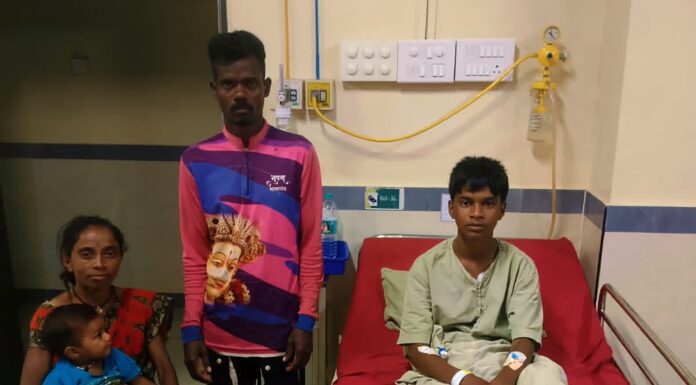 सर्पदंश झालेल्या मंडणगड येथील १४ वर्षीय अक्षयला वालावलकर रुग्णालयात जीवदान
