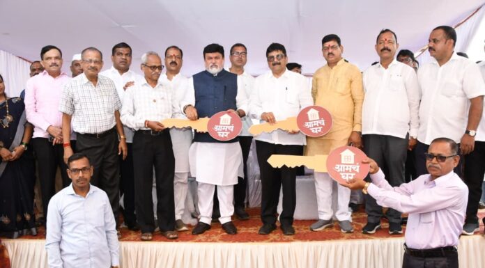 तिवरे धरण दुर्घटना प्रकल्पग्रस्तांना गणेशोत्सवापूर्वी मिळाली हक्काची घरे