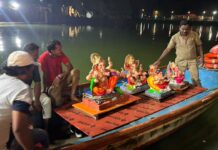 दीड दिवसांच्या बाप्पाला सावंतवाडी तालुक्यात भावपूर्ण निरोप