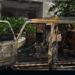 रत्नागिरीत समाजकंटकाचा खोडसाळपणा; काचा फोडून कार पेटवली