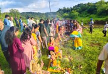 भक्ती, उत्साह अन् जयघोषात पाच दिवसांच्या बाप्पांना भावपूर्ण निरोप