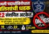 अमली पदार्थांविरोधात पोलिसांची धडक ; २२ संशयित अटकेत