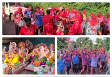 माखजन पंचक्रोशीत लाडक्या गणरायाला सवाद्य निरोप