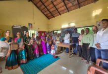 रवींद्र चव्हाण यांच्या वाढदिवसानिमित्त आडेलीत अंगणवाडी सेविका व मदतनीसांचा सत्कार