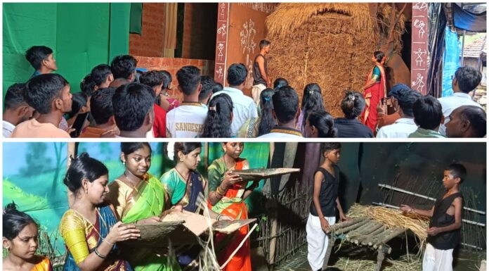 पालघरवाडी सार्वजनिक गणेशोत्सवात ग्रामसंस्कृतीच्या मुळांकडे परतण्याची साद ; परंपरा, संस्कृती, माणुसकी आणि आधुनिक शेतीचा सुरेख संगम