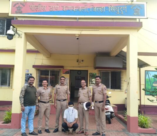 कणकवली पोलिसांची धडक कारवाई! शेअर मार्केटमध्ये अधिक नफ्याचे आमिष दाखवून महिलेला लुटणारा भामटा गजाआड