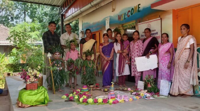 अंगणवाडी सेविका, शिक्षक वर्ग आणि पालक वर्ग यांच्या समन्वयातूनच महापोषण अभियानाचे उद्दिष्ट सफल होईल.– सरपंच सौ. संजना आग्रे.