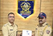 ऑनलाइन देयक सेवेत देवरुखचे पोलीस अंमलदार सागर मुरुडकर राज्यात प्रथम