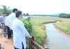 आमदार निलेश राणे यांनी केली वराड तलावाची पाहाणी