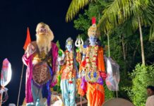 बांदिवडे येथील श्री देव लखमेश्वर मंदिरात हरिनाम सप्ताहाची भक्तिमय वातावरणात सांगता; ‘वराह अवतार व बाल गणपतीचे विराट रूप’ चित्ररथाने वेधले लक्ष