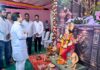 श्रीकृष्ण नगर येथील नवरात्रोत्सवाला मंत्री नितेश राणे यांची भेट