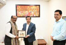 नाबार्ड मुख्य महाव्यवस्थापकांसह महाव्यवस्थापकांनी घेतली मंत्री नितेश राणे यांची भेट