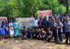 संस्कार नॅशनल स्कूल निरवडेच्या स्काऊट-गाईड पथकाकडून वनराई बंधारा