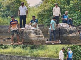 वेंगुर्ले न.प. तर्फे सुंदर भाटले येथे लोकसहभागातून वनराई बंधारा पूर्ण…