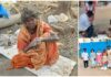 रस्त्यावर निराधार अवस्थेत असलेल्या चिन्नमा आनंद नायर आजींना जीवन आनंद संस्थेचा आधार