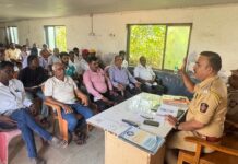 नाटे सागरी पोलीस ठाण्यात नवरात्रौत्सवाच्या पार्श्वभूमीवर बैठक संपन्न; सायबर सुरक्षा व जनजागृतीचे पोलिसांचे आवाहन