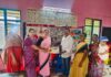 शेनाळे अंगणवाडी केंद्रात भाजपा सेवा संकल्प्रतिनिधी उत्साहात