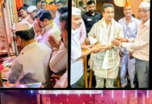 पालकमंत्री नितेश राणे यांची फोंडाघाट अखंड हरिनाम सप्ताह निमित्त राधाकृष्ण मंदिराला भेट !