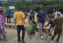 खेड रेल्वे स्थानकावर ‘स्वच्छता हीच सेवा’चा संदेश