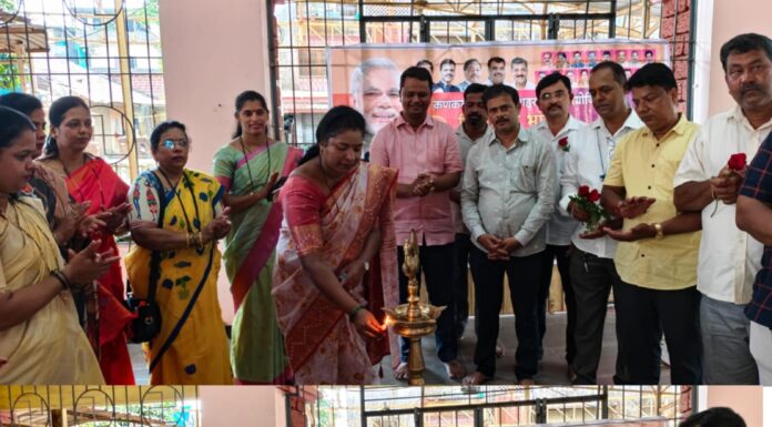 विकसित भारत सेवा संकल्प अभियानांतर्गत कणकवलीत रांगोळी स्पर्धा संपन्न