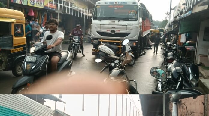 नकटीच्या लग्नात सतरा विघ्न ? टाटा कंपनीची नवी कोरी चेस ट्रक रस्त्यात बंद !
