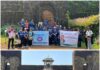 रायगड किल्ल्यावर घरडा इन्स्टिट्यूटच्या NSS स्वयंसेवकांचे स्वच्छता अभियान