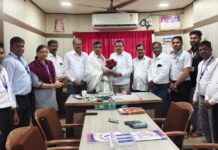 रत्नागिरी जिल्हा उपनिबंधक राम कुलकर्णी यांची राजापूर तालुका कुणबी पतपेढीला सदिच्छा भेट