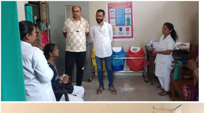 तळवली आरोग्यवर्धिनी केंद्राला सभापती-उपसभापतींची भेट