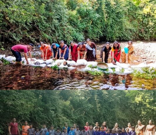 शालेय शिक्षणाबरोबरच विद्यार्थ्यांना समाजभानाच्या जाणिवेचा संस्कार ! पालक- नागरिकांकडून कौतुक !