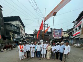 खेडमध्ये दुर्गामाता दौडीला उत्साहात प्रारंभ; भगव्या ध्वजांसह युवकांचा जयघोष