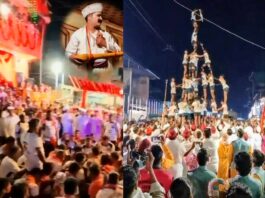 फोंडाघाट राधाकृष्ण मंदिरातील अखंड हरिनाम सप्ताहाची शेवटची रात्र मंतरलेली !